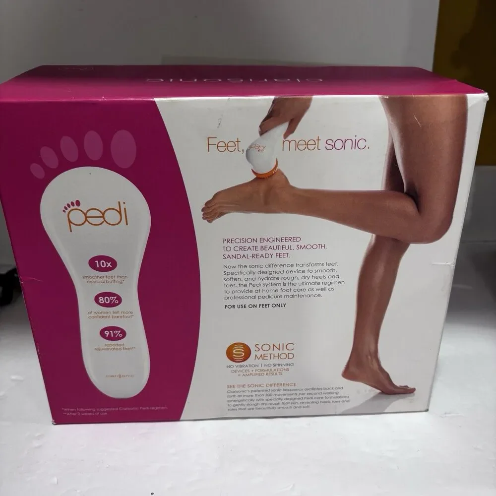 Clarisonic Pedi Sonic Foot Transformation Kit - All NEW Sealed Products Open Box